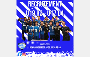 Recrutements U17 U19